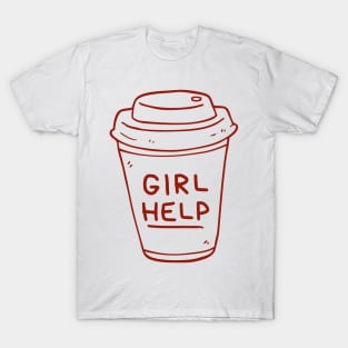 girl help coffee T-Shirt
